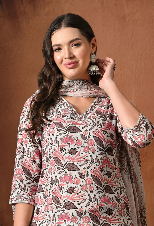 Multicolor_Rayon_Straight_Floral_Print_Kurta_Pant_With_Dupatta_For_Women