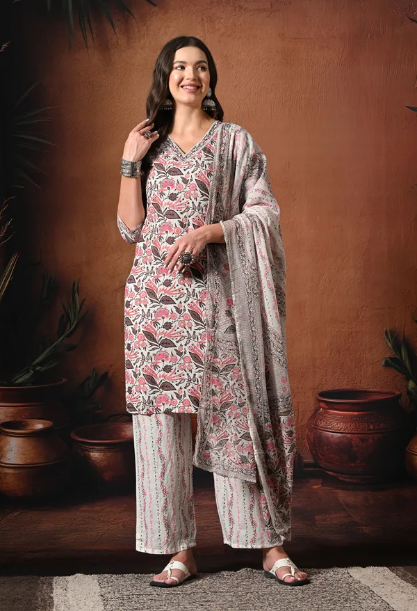 Multicolor_Rayon_Straight_Floral_Print_Kurta_Pant_With_Dupatta_For_Women