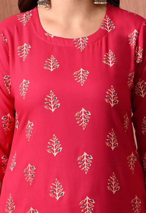Pink_Rayon_Straight_Printed_Kurta_For_Women