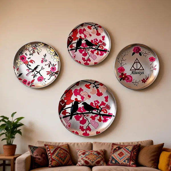 Metal_Decorative_Multicolour_Wall_Decor_Plate_Set_Of_4