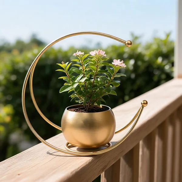 Metal_Decorative_Gold_Flower_Pot