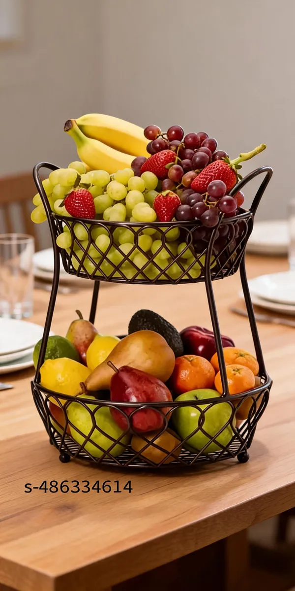 Metal_Decorative_Black_Fruit_Basket