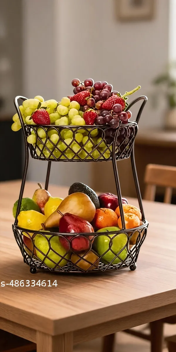 Metal_Decorative_Black_Fruit_Basket
