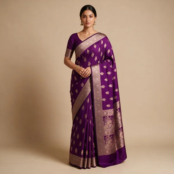 Purple_Silk_Traditional_Saree_For_Women