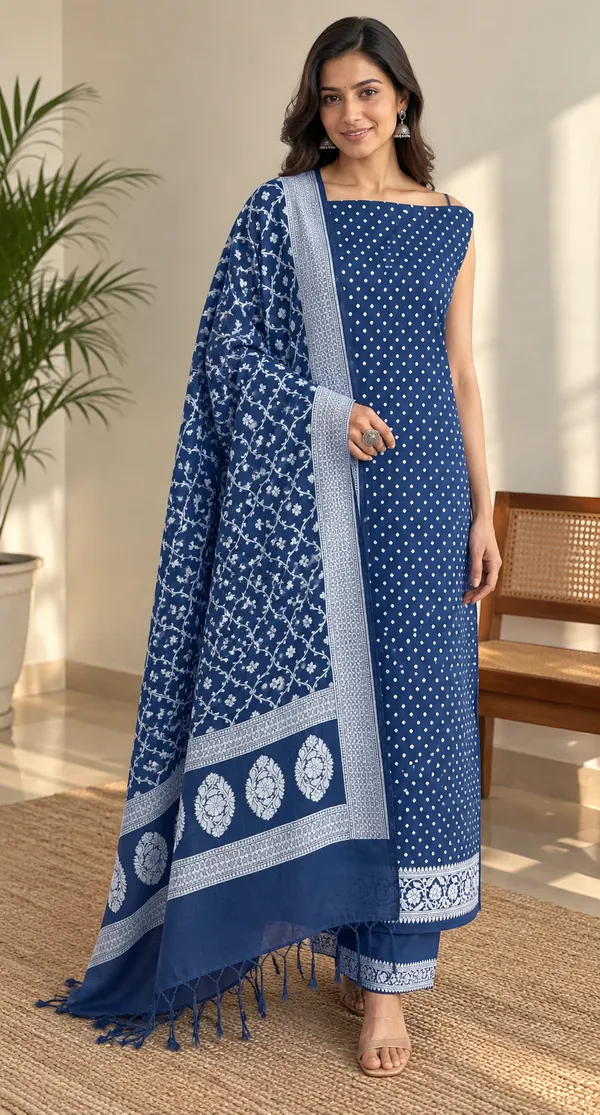 Blue_Printed_Straight_Fit_Kurta_Set_for_Women