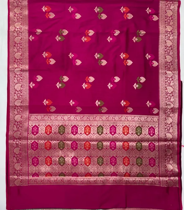 Magenta_Silk_Brocade_Saree_For_Women