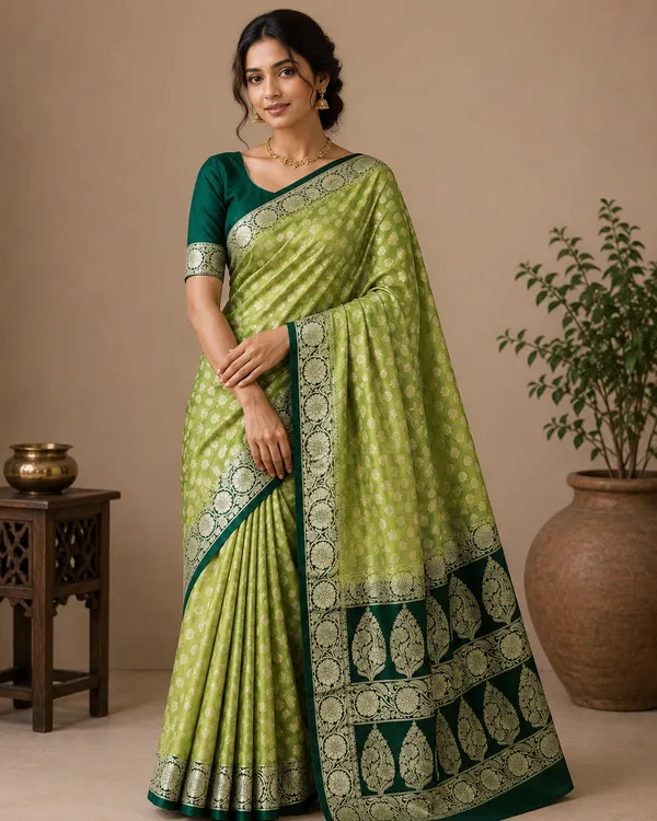 Green_Art_Dupion_Silk_Woven_Saree_For_Women