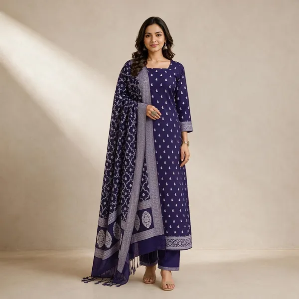 Purple_Printed_Straight_Kurta_Set_For_Women