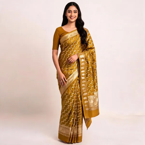Mustard_Art_Dupion_Silk_Woven_Zari_Motifs_Saree_For_Women