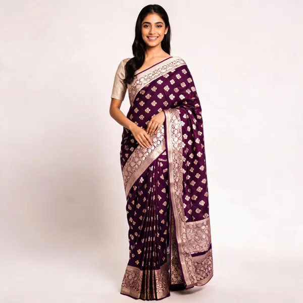 Purple_Art_Moonga_Silk_Woven_Banarasi_Saree_For_Women