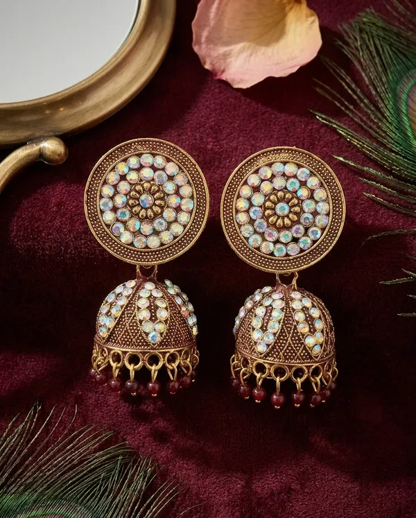 Gold_Tone_Stone_Studded_Jhumka_Earrings_for_Women
