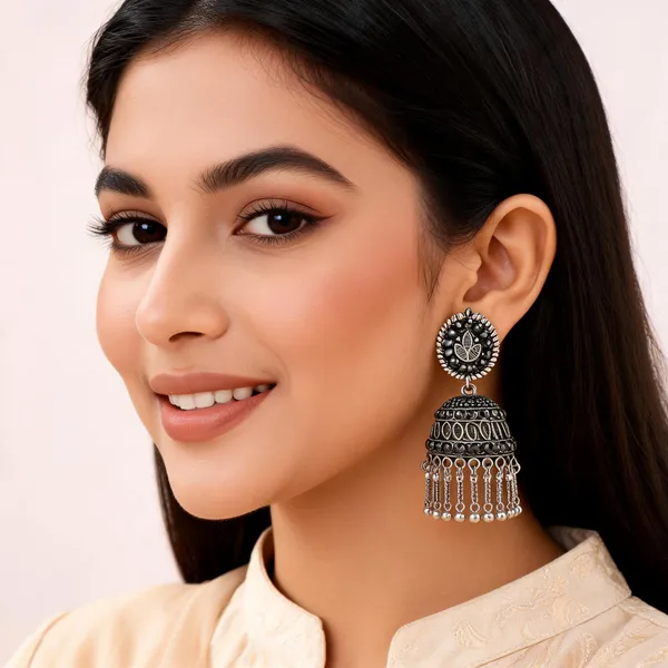 Grey_Alloy_Earrings_For_Women