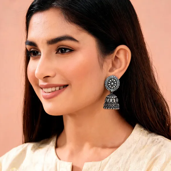 Grey_Alloy_Earrings_For_Women_Pack_Of_2