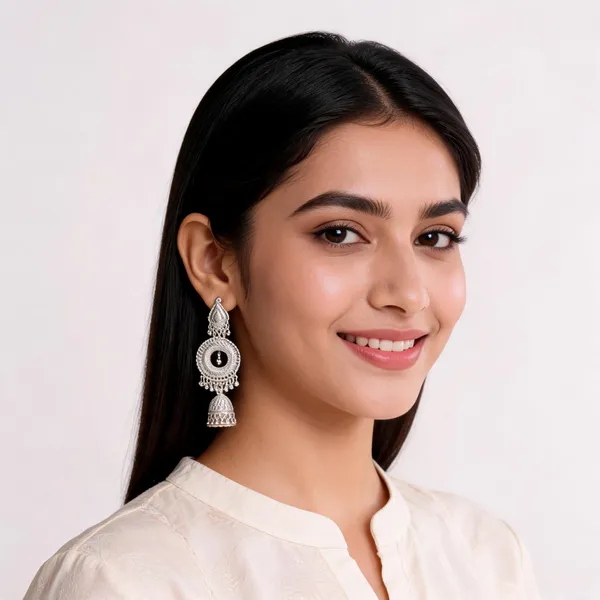 White_Alloy_Earrings_For_Women