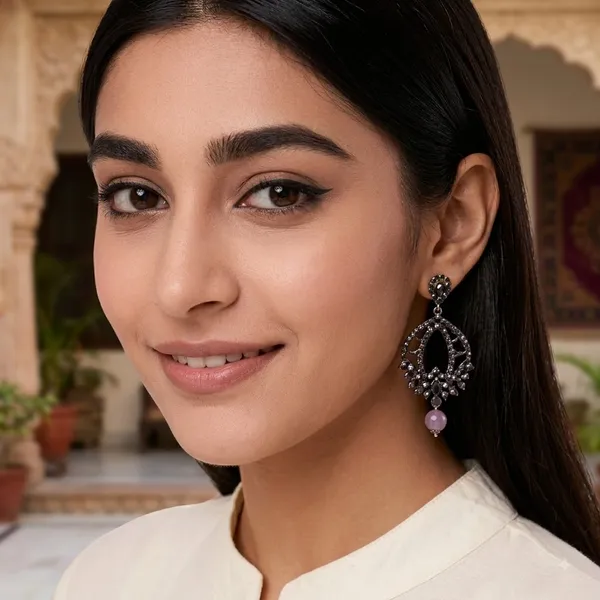 Black_Alloy_Earrings_For_Women