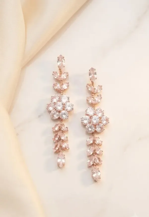 The_Celestial_Bloom_Marquise_Floral_Cz_Drop_Earrings