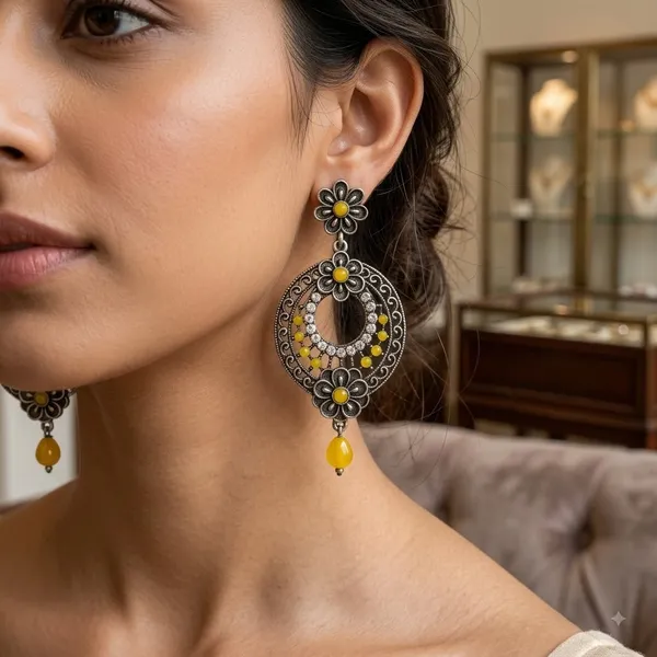 Black_Alloy_Earrings_For_Women_Pack_Of_2