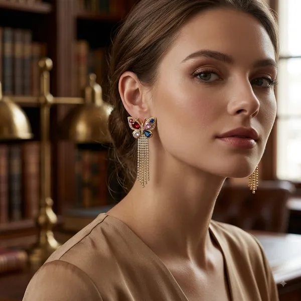 Multicolor_Alloy_Earrings_For_Women