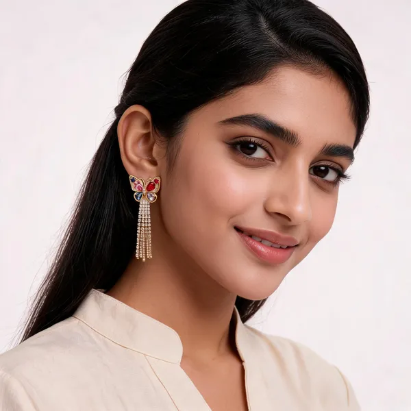 Multicolor_Alloy_Earrings_For_Women
