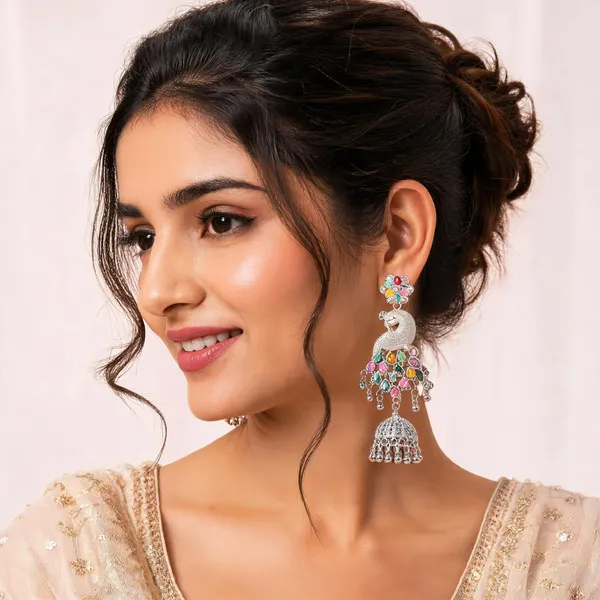 Silver_Alloy_Earrings_For_Women