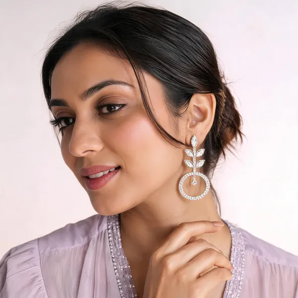 White_Alloy_Earrings_For_Women