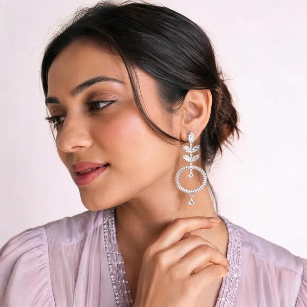 White_Alloy_Earrings_For_Women