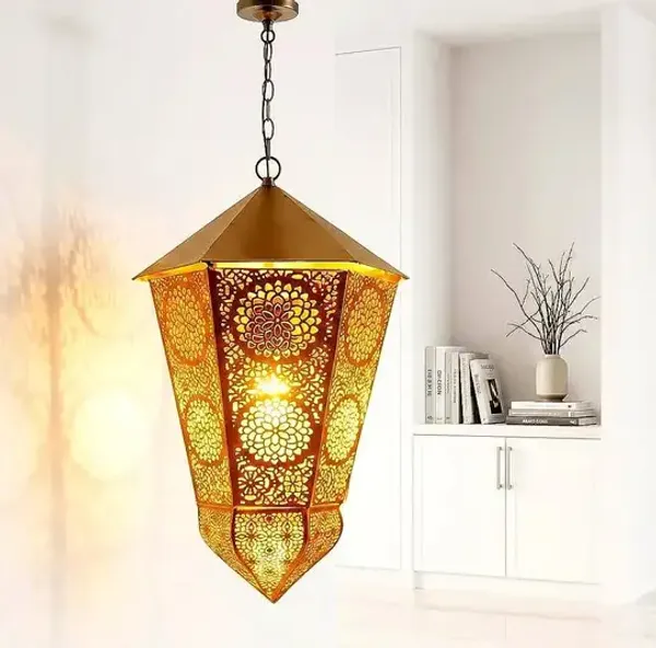 Metal_Moroccan_Floral_Cutwork_Pendant_Lamp