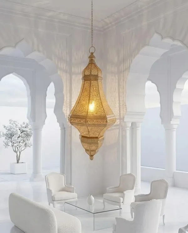 Metal_Moroccan_Pattern_Hanging_Lantern_Golden