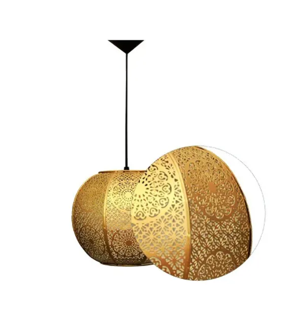 Metal_Traditional_Floral_Pattern_Pendant_Light