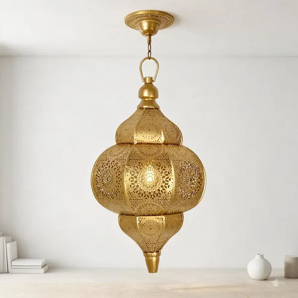 Metal_Moroccan_Pattern_Pendant_Lantern