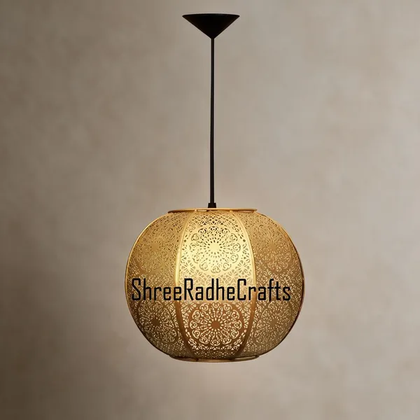 Metal_Traditional_Floral_Pattern_Pendant_Light