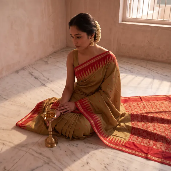 Olive_Art_Silk_Woven_Saree_For_Women