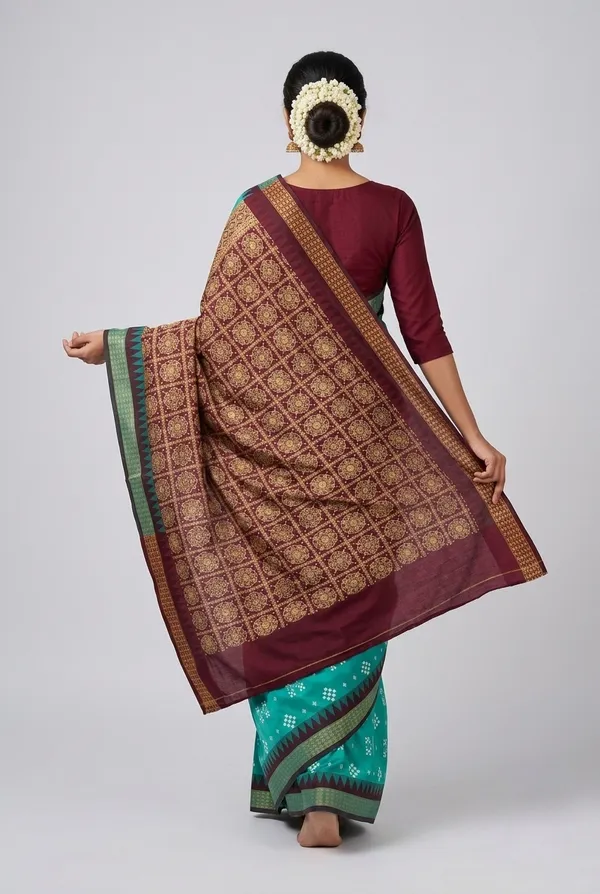 Green_Art_Silk_Geometric_Patterned_Saree_For_Women