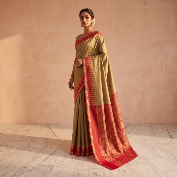 Olive_Art_Silk_Woven_Saree_For_Women