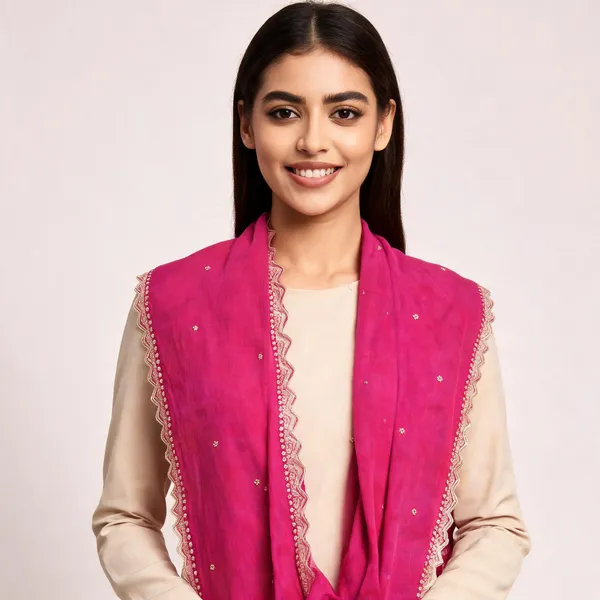 Magenta_Embroidered_Cutwork_Dupatta_For_Women
