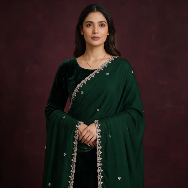 Green_Embellished_Cutwork_Dupatta_For_Women