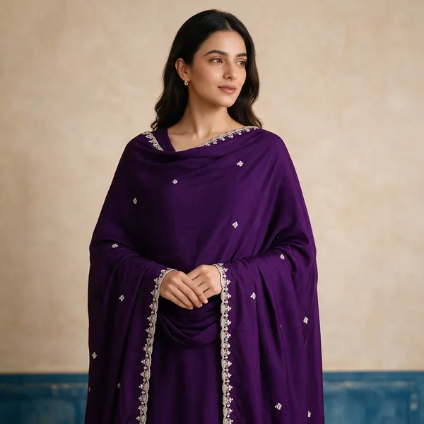 Purple_Embellished_Cutwork_Dupatta_For_Women