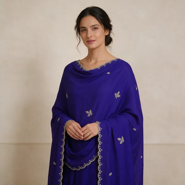 Blue_Embroidered_Cutwork_Dupatta_For_Women