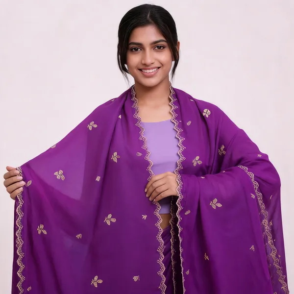 Purple_Embroidered_Scalloped_Cutwork_Dupatta_For_Women