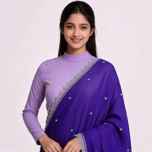 Royal_Blue_Embellished_Cutwork_Dupatta_For_Women