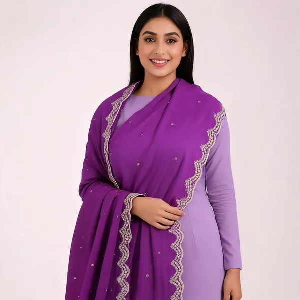 Purple_Embellished_Cutwork_Dupatta_For_Women