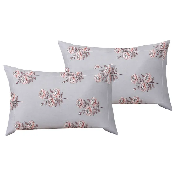 Premium_Cotton_Double_Bedsheet_With_2_Pillow_Covers_|_190_Tc_Soft_Fabric_|_Heritage_Print_|_250_X_230_Cm_|_Skin-Friendly_And_Washable_Bed_Sheet_For_Bedroom_Home_Use_(Pink_Floral_Bunch)