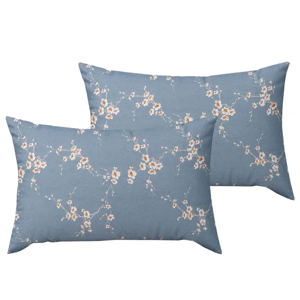 Premium_Cotton_Double_Bedsheet_With_2_Pillow_Covers_|_190_Tc_Soft_Fabric_|_Heritage_Print_|_250_X_230_Cm_|_Skin-Friendly_And_Washable_Bed_Sheet_For_Bedroom_Home_Use_(Blue_Cherry_Blossom)