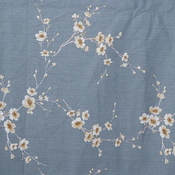 Premium_Cotton_Double_Bedsheet_With_2_Pillow_Covers_|_190_Tc_Soft_Fabric_|_Heritage_Print_|_250_X_230_Cm_|_Skin-Friendly_And_Washable_Bed_Sheet_For_Bedroom_Home_Use_(Blue_Cherry_Blossom)