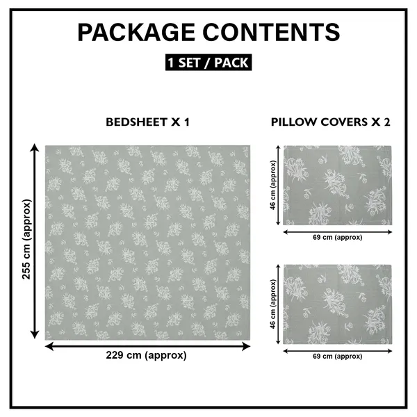Premium_Cotton_Double_Bedsheet_With_2_Pillow_Covers_|_190_Tc_Soft_Fabric_|_Heritage_Print_|_250_X_230_Cm_|_Skin-Friendly_And_Washable_Bed_Sheet_For_Bedroom_Home_Use_(Ivory_Meadow_Vine)