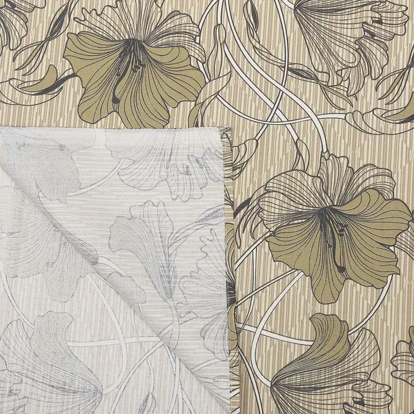 Premium_Cotton_Double_Bedsheet_With_2_Pillow_Covers_|_190_Tc_Soft_Fabric_|_Heritage_Print_|_250_X_230_Cm_|_Skin-Friendly_And_Washable_Bed_Sheet_For_Bedroom_Home_Use_(Golden_Blossom_Vines)