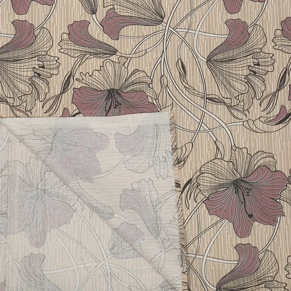 Premium_Cotton_Double_Bedsheet_With_2_Pillow_Covers_|_190_Tc_Soft_Fabric_|_Heritage_Print_|_250_X_230_Cm_|_Skin-Friendly_And_Washable_Bed_Sheet_For_Bedroom_Home_Use_(Pink_Blossom_Vines)