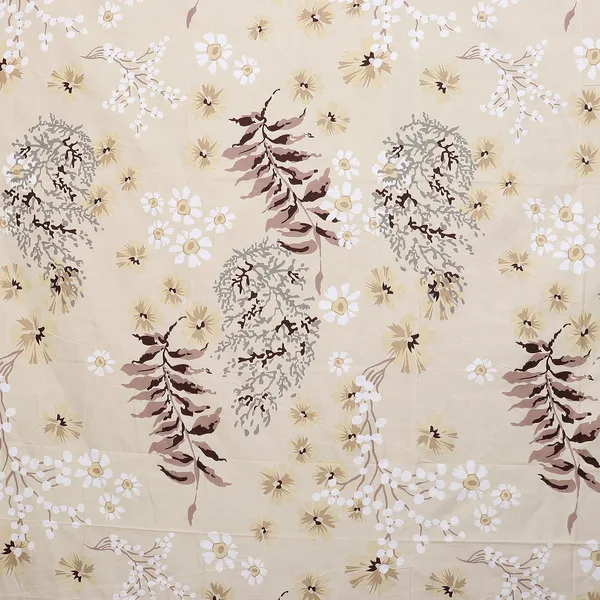 Premium_Floral_Double_Bedsheet_With_2_Lace_Border_Pillow_Covers_|_Soft_Cotton_Feel_Bedding_Set_|_Elegant_Botanical_Print_Bedsheet_For_Bedroom_Decor_(Beige_And_Cocoa)