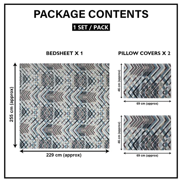 Premium_Elastic_Fitted_Bedsheet_With_2_Pillow_Covers_|_Soft_Breathable_Fabric_|_Geometric_Floral_Print_Bed_Sheet_Set_|_199_X_155_X_35_Cm_(Blue_Grey_Multi)