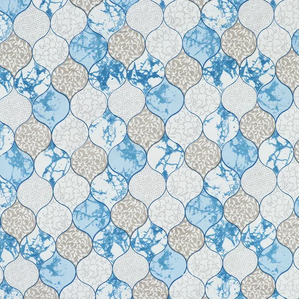 Premium_Elastic_Fitted_Bedsheet_With_2_Pillow_Covers_|_Soft_Breathable_Fabric_|_Geometric_Floral_Print_Bed_Sheet_Set_|_199_X_155_X_35_Cm_(Aqua_And_Beige)